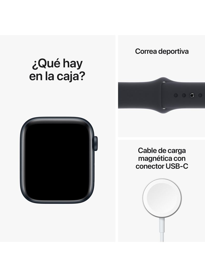 Apple Watch SE 44mm GPS Caja Aluminio y Correa Deportiva Medianoche-7