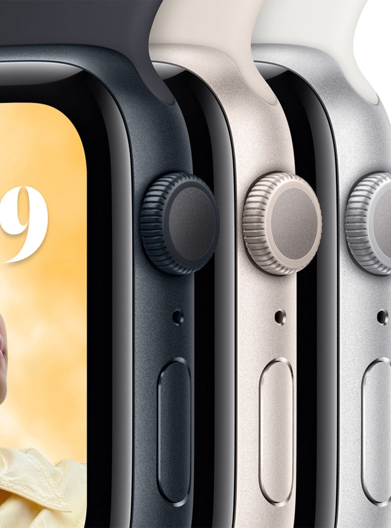 Apple Watch SE 44mm GPS Caja Aluminio y Correa Deportiva Medianoche-2