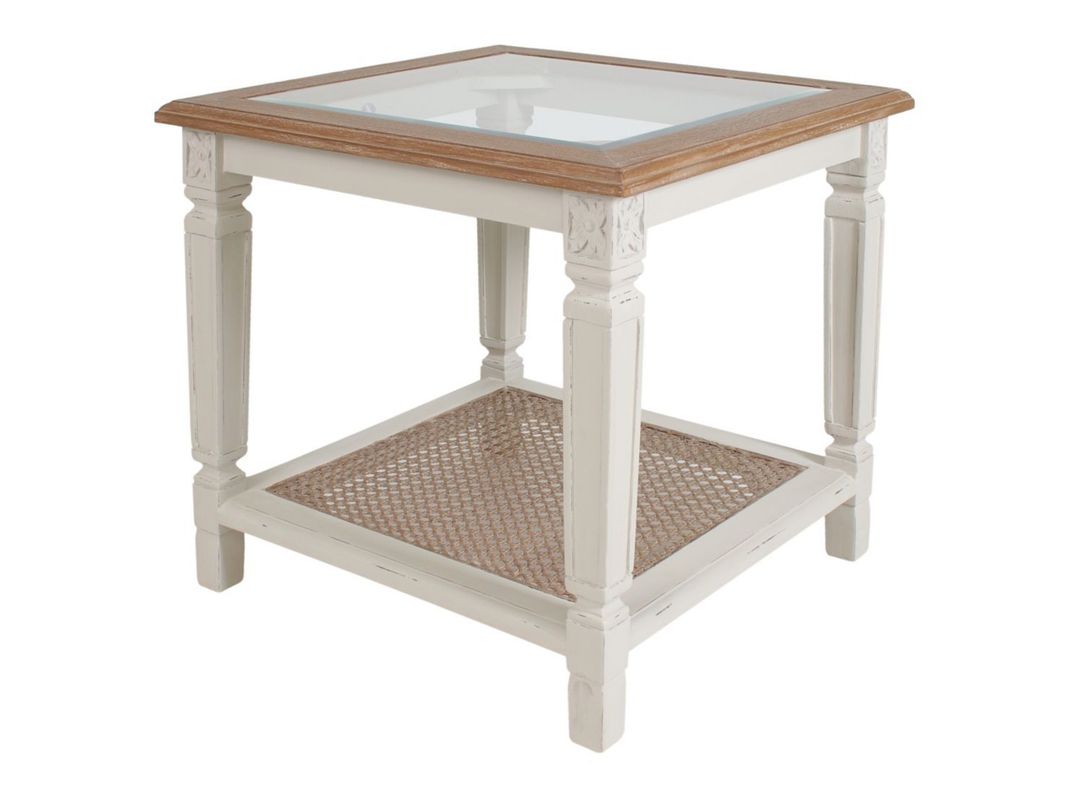 Mesa Lateral Junco Amparo 55x55 cm-2