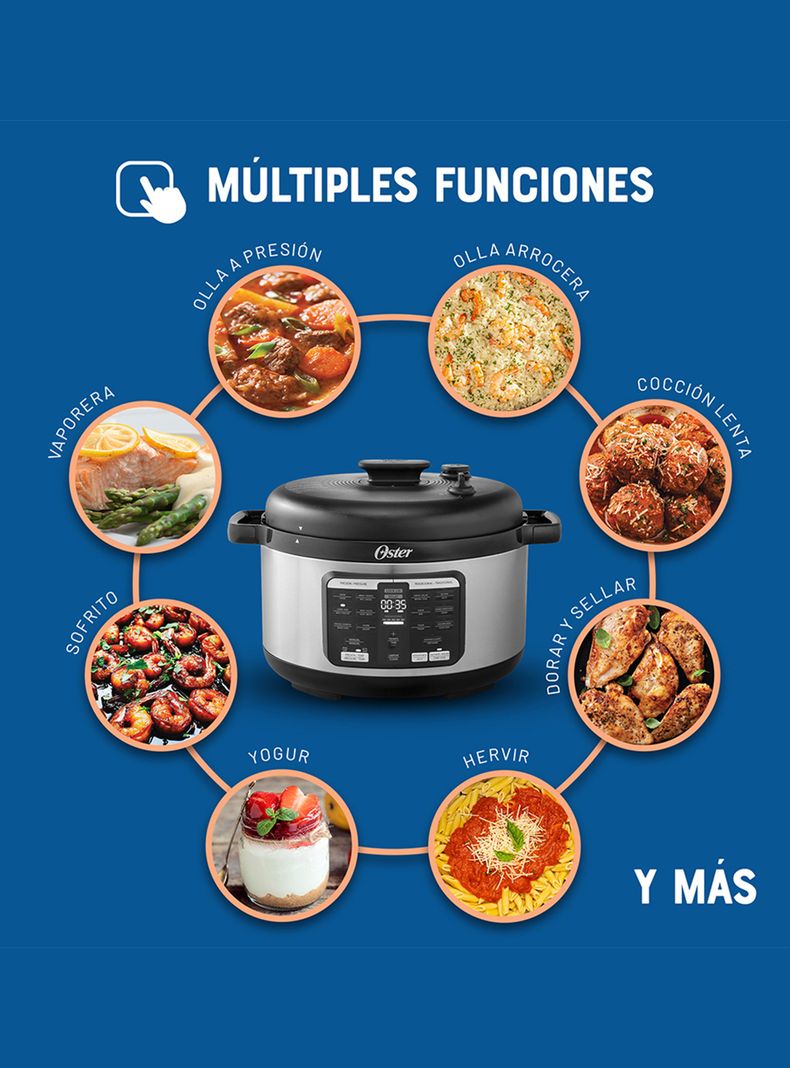 Multiolla Rápida Ovalada 5.7L 15 Funciones CKSTPCECOV57-3