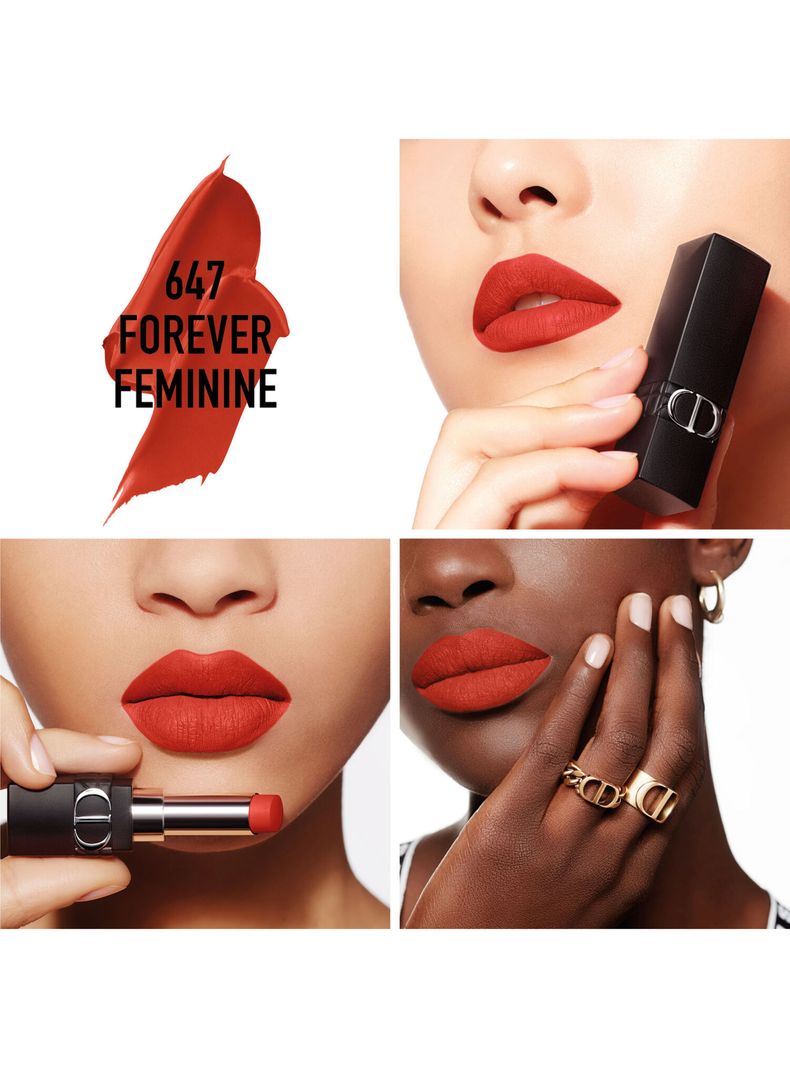 Labial Rouge Dior Forever 647 Forever Feminine 3.2g-3