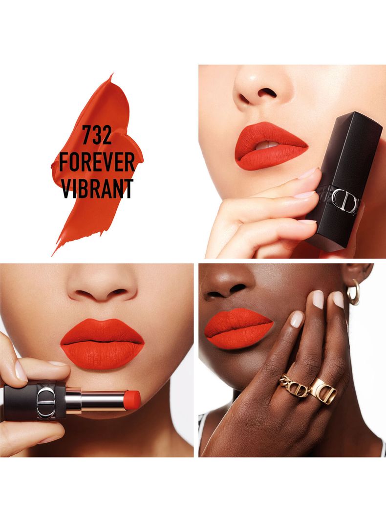 Labial Rouge Dior Forever 732 Forever Vibrant 3.2g-3