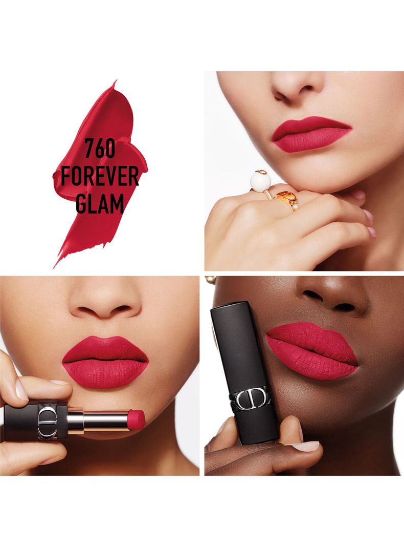 Labial Rouge Dior Forever 760 Forever Glam 3.2g-3