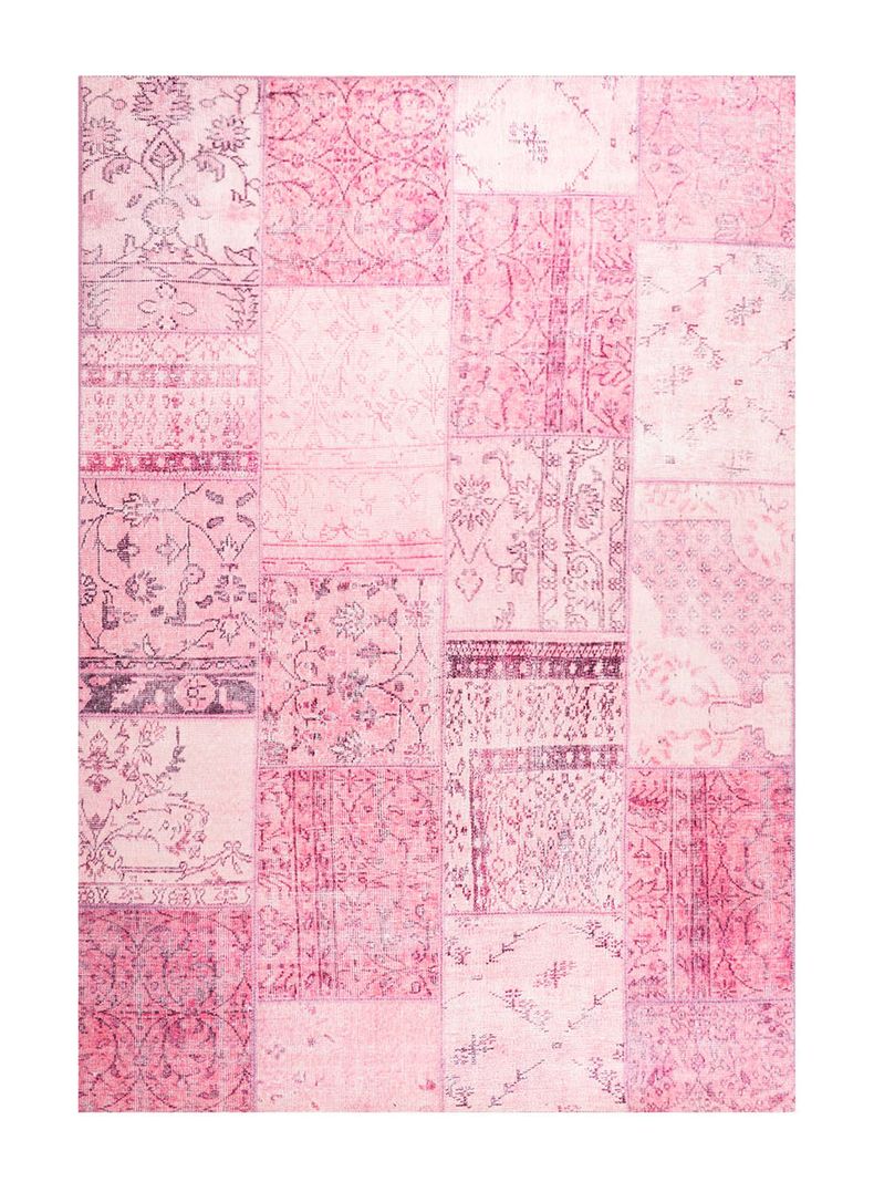 Alfombra Vintage 160x230 cm Hd Rosa-0