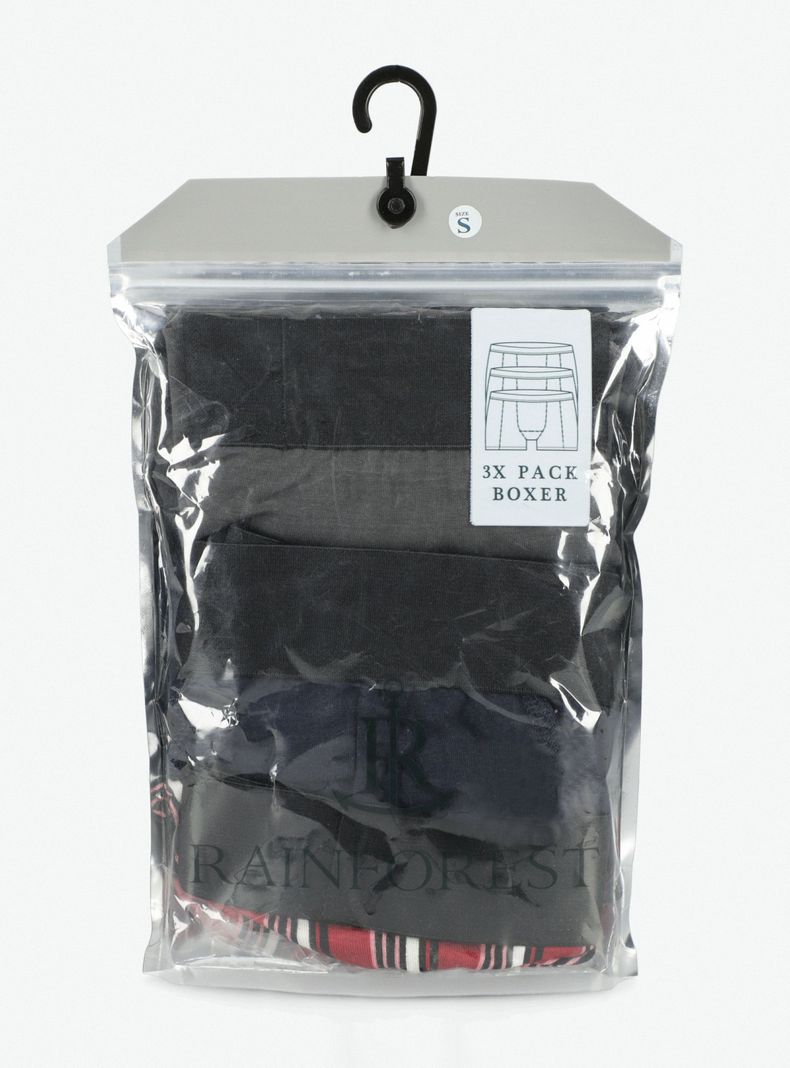 Boxer Medio Tripack Diseño Liso-4