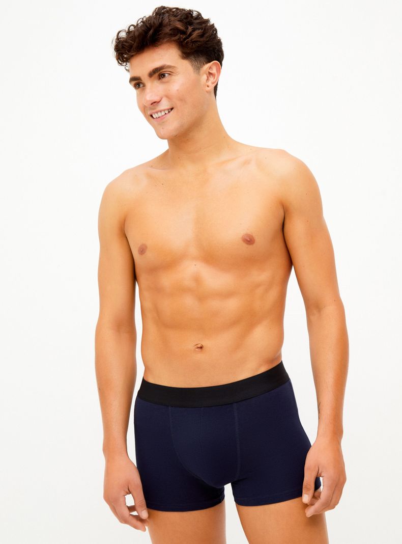 Boxer Medio Tripack Diseño Liso-0