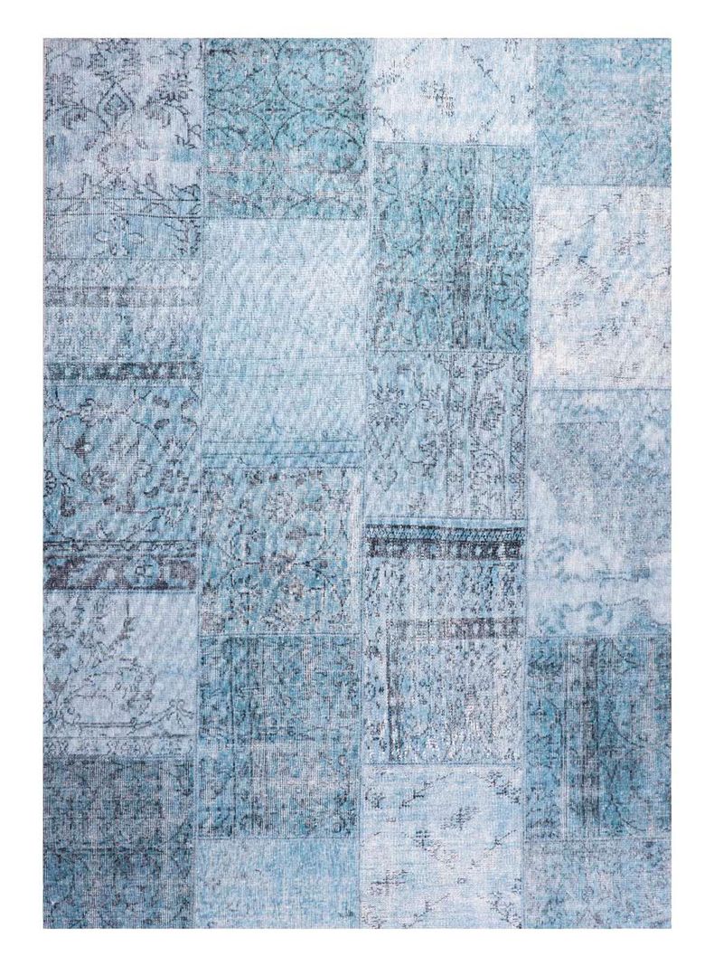 Alfombra Vintage 230x330 cm Azul-0