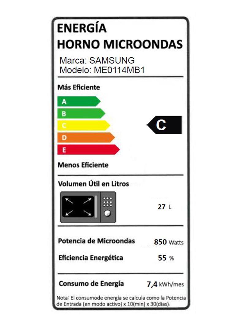 Microondas Digital Espejado 32 Litros ME0114MB1/XZS-2