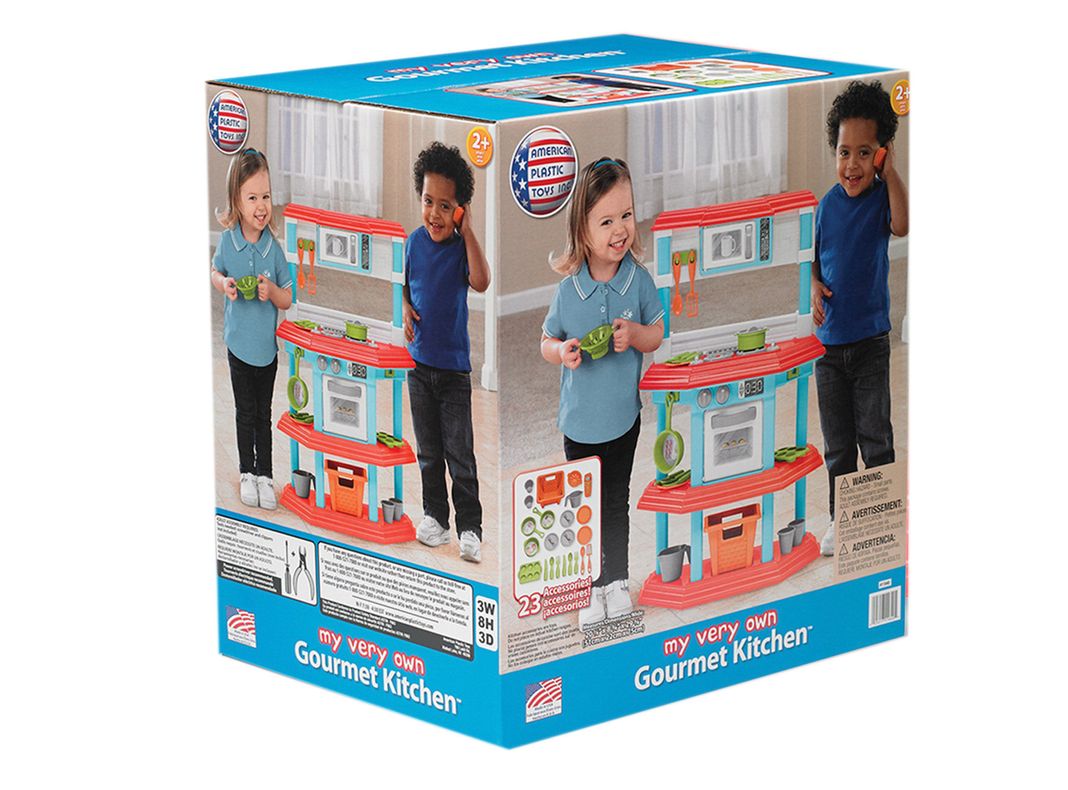 Juguete American Plastic Mini Hogar Cocina Gourmet-2