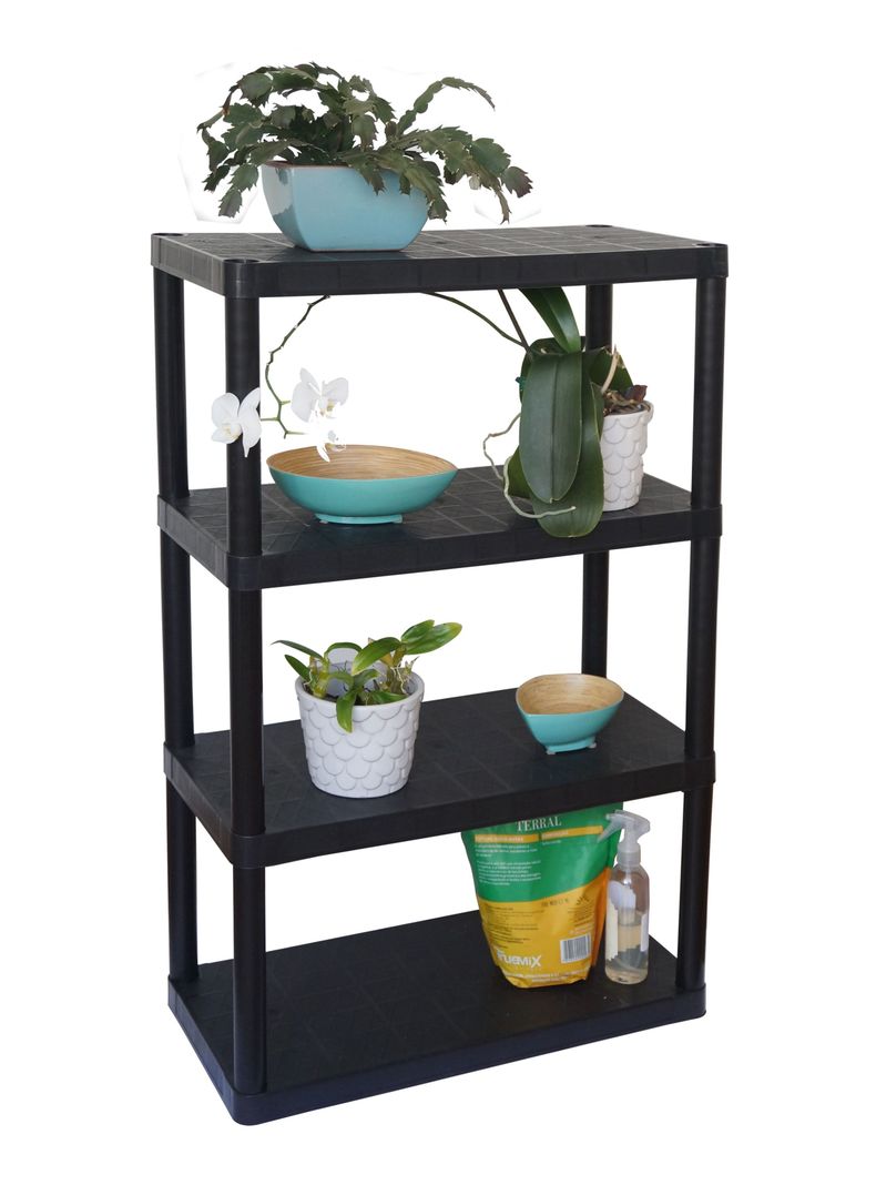 Estante Modular 4 Niveles Negro-3