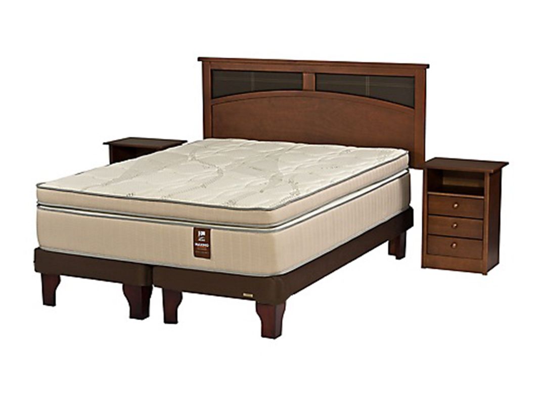 Cama Europea Máximo Cobre King 180 x 200 + Set Castell-1