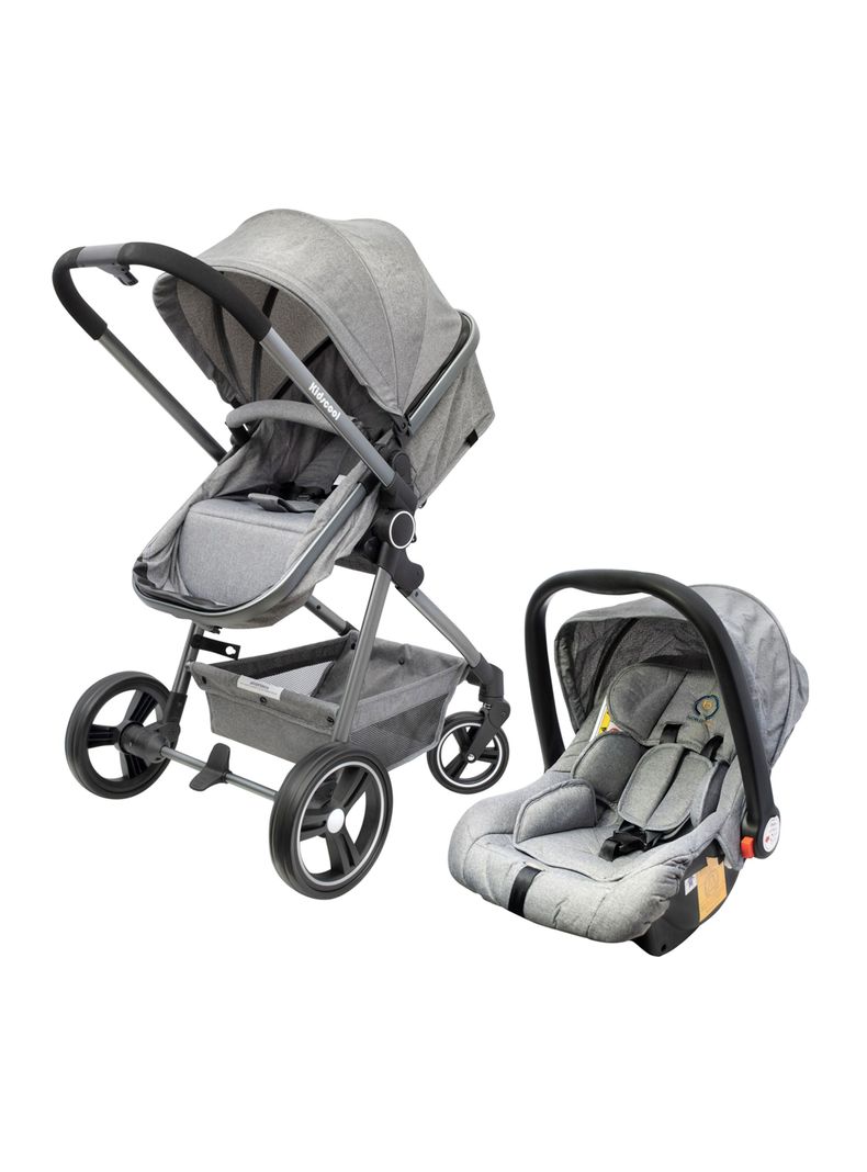 Coche Kidscool Cuna City Travel Gris-0