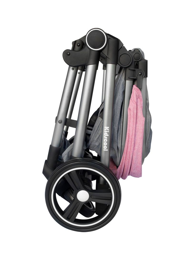 Coche Kidscool Cuna City Travel Rosado-7