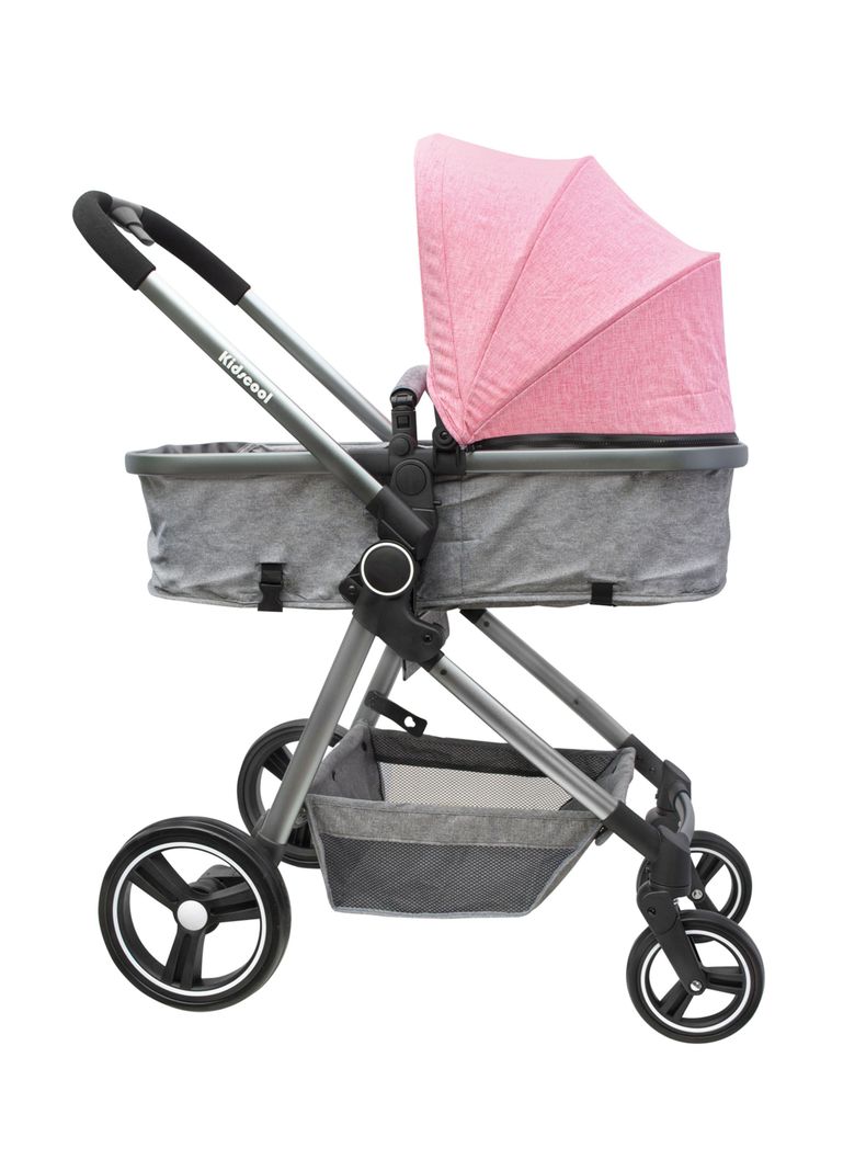 Coche Kidscool Cuna City Travel Rosado-4