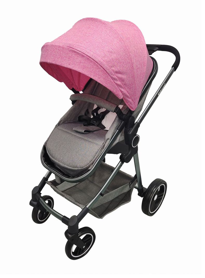 Coche Kidscool Cuna City Compact Rosado-0