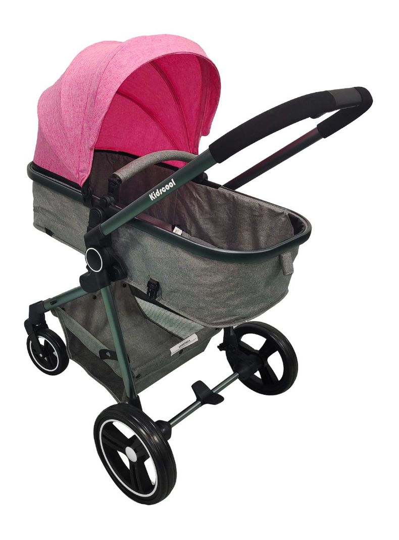 Coche Kidscool Cuna City Compact Rosado-1