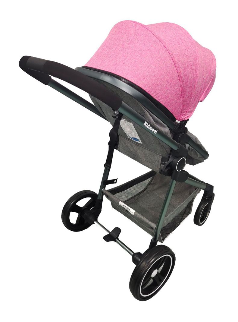 Coche Kidscool Cuna City Compact Rosado-4