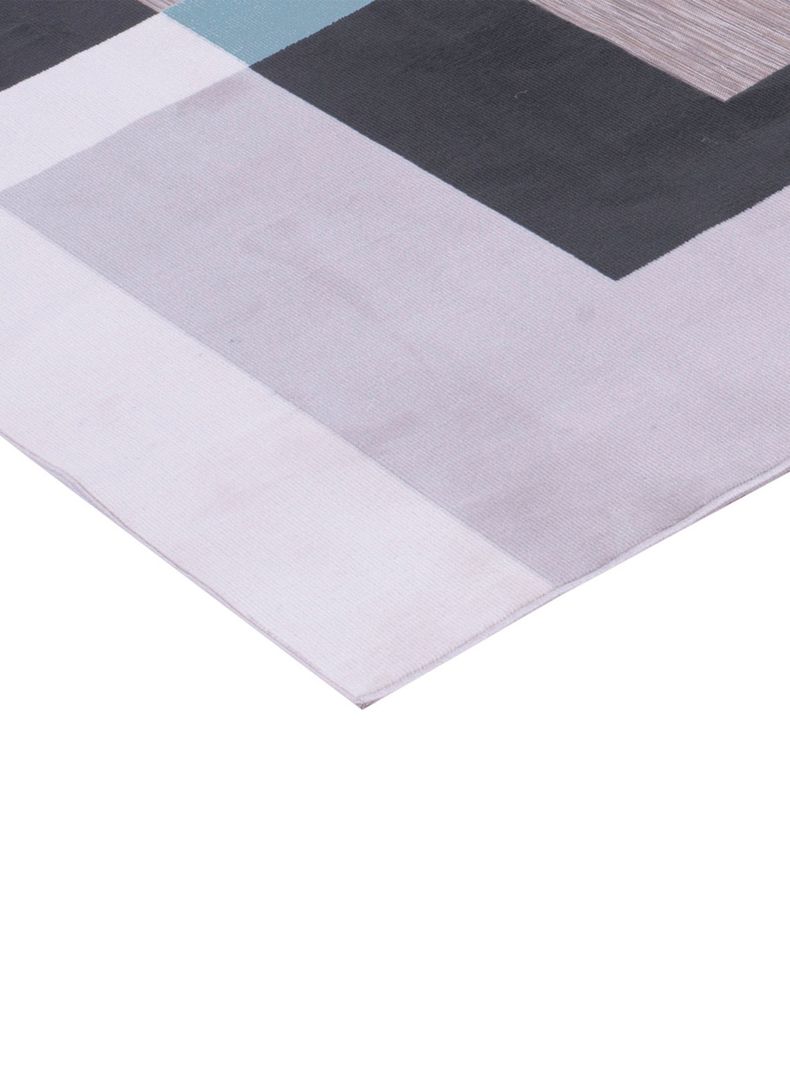 Alfombra Londres 160 x 230 cm Celeste y Gris-2