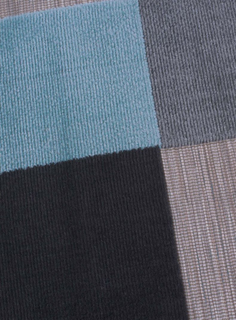 Alfombra Londres 160 x 230 cm Celeste y Gris-1