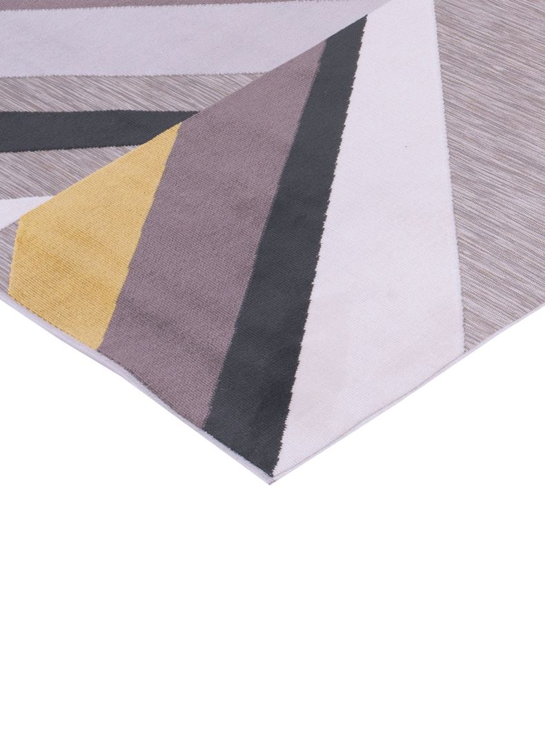 Alfombra Londres 200 x 290 cm Gris y Mostaza-1