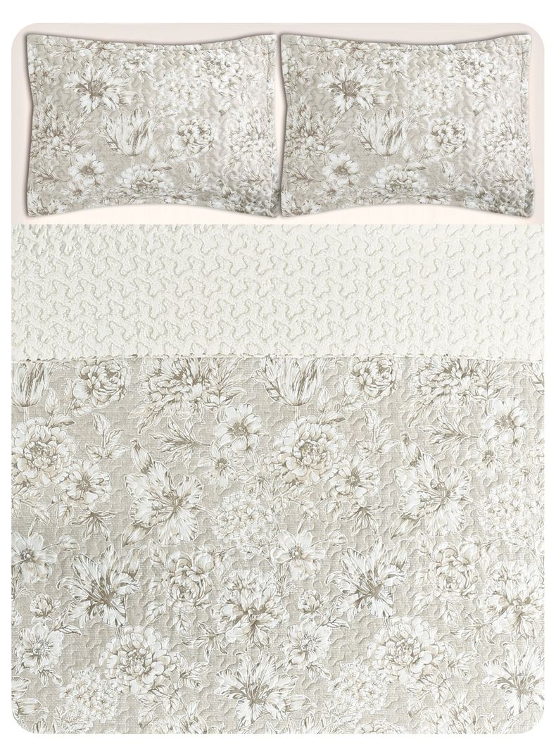 Quilt Petunia Sherpa 2 Plazas-3