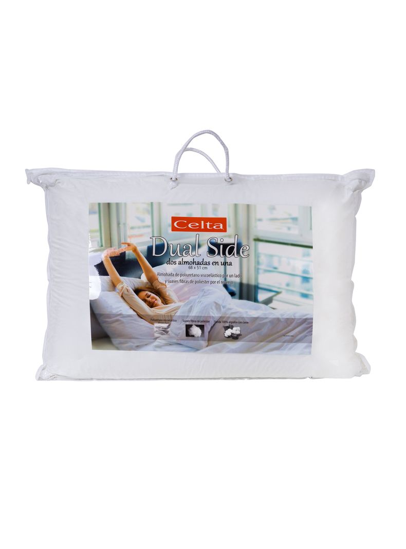 Almohada Viscoelástica Dual Side Viscosoft 51x68 cm-0
