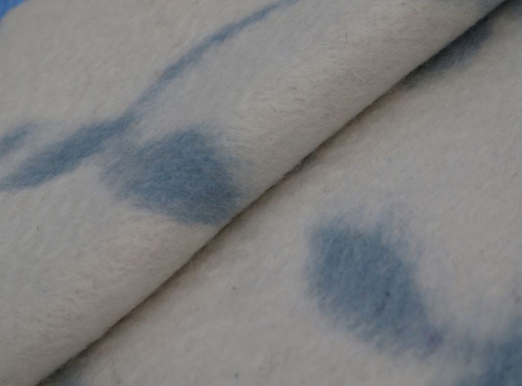 Frazada King Jacquard Azul-1
