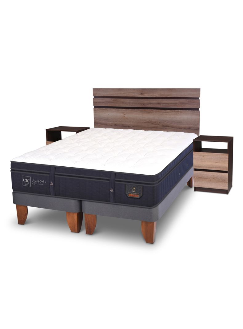 Cama Europea Super Premium King Set Ares