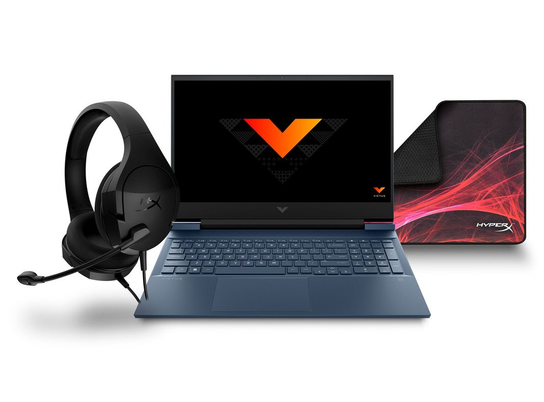 Notebook VICTUS 16-d0511la Intel Core i5-11400H NVIDIA GeForce GTX 1650 8GB RAM 512GB SSD PCIe 16.1" FHD + Auricular HyperX Cloud Stinger + MousePAD HyperX Fury Pro-0