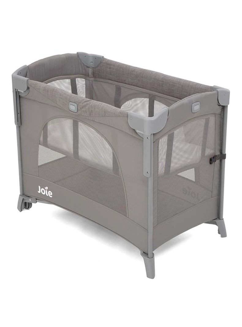 Cuna Corral Colecho Kubbie Sleep Gris Joie-0