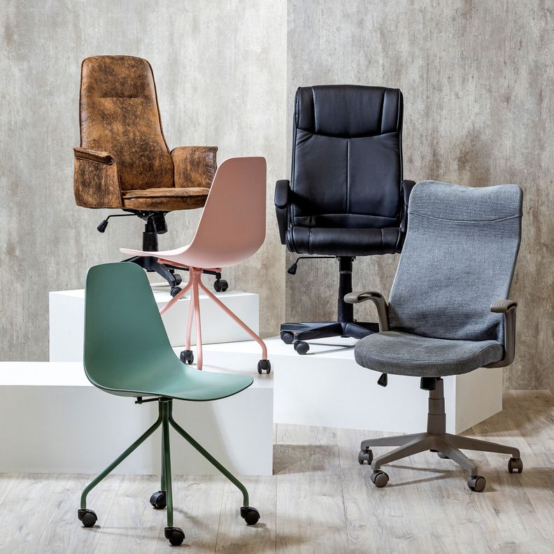 Silla Ejecutiva Fabric Gris-4