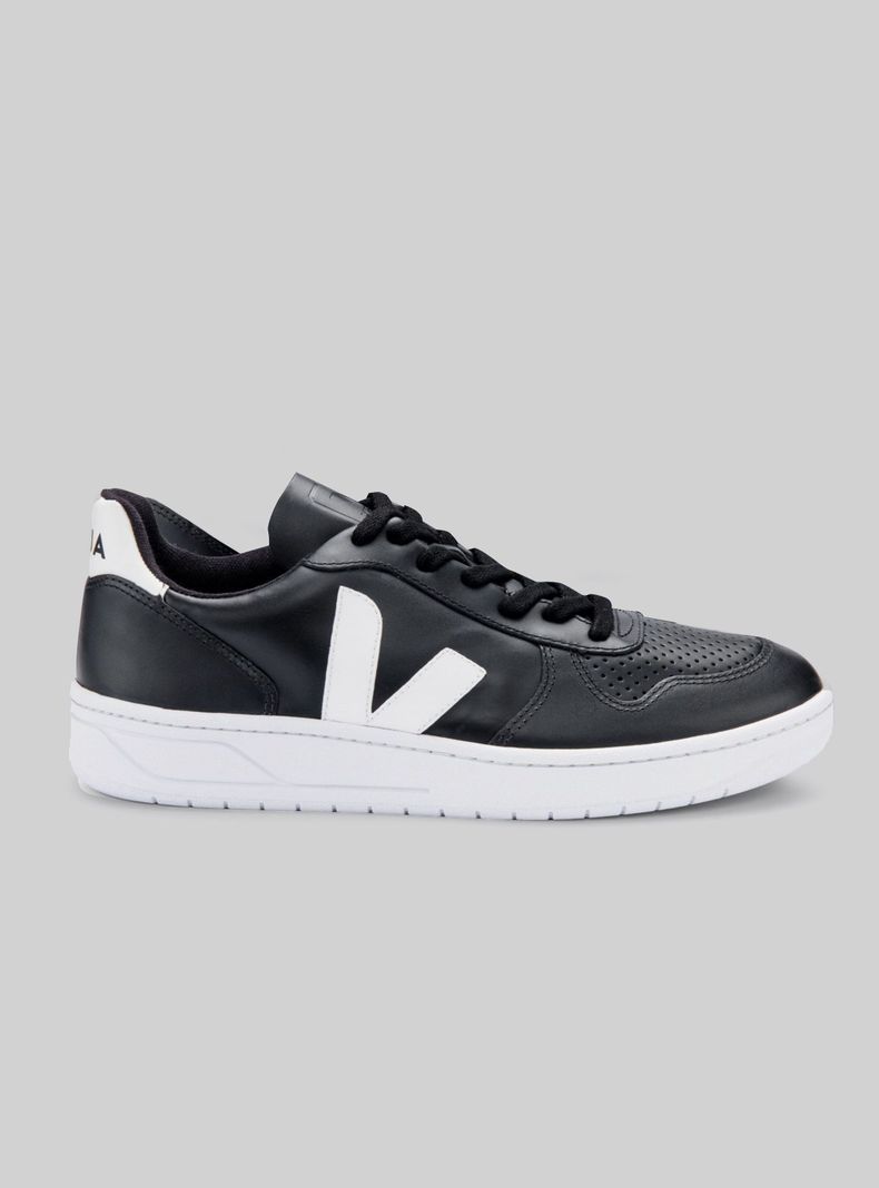 Zapatilla Veja Casual V-10 Negra Hombre-0
