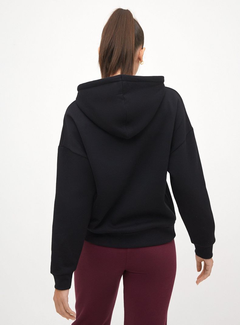 Polerón Hoodie Estampado Mujer-1