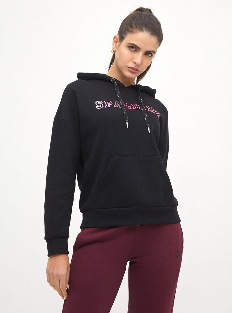 Polerón Hoodie Estampado Mujer-0