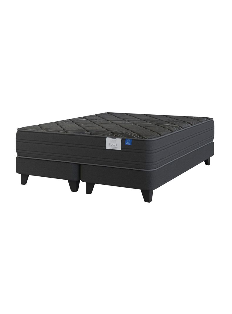 Cama Europea Top Grafito Black King-0