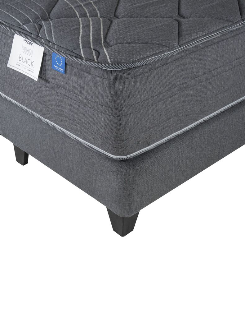 Cama Europea Top Grafito Black King-3