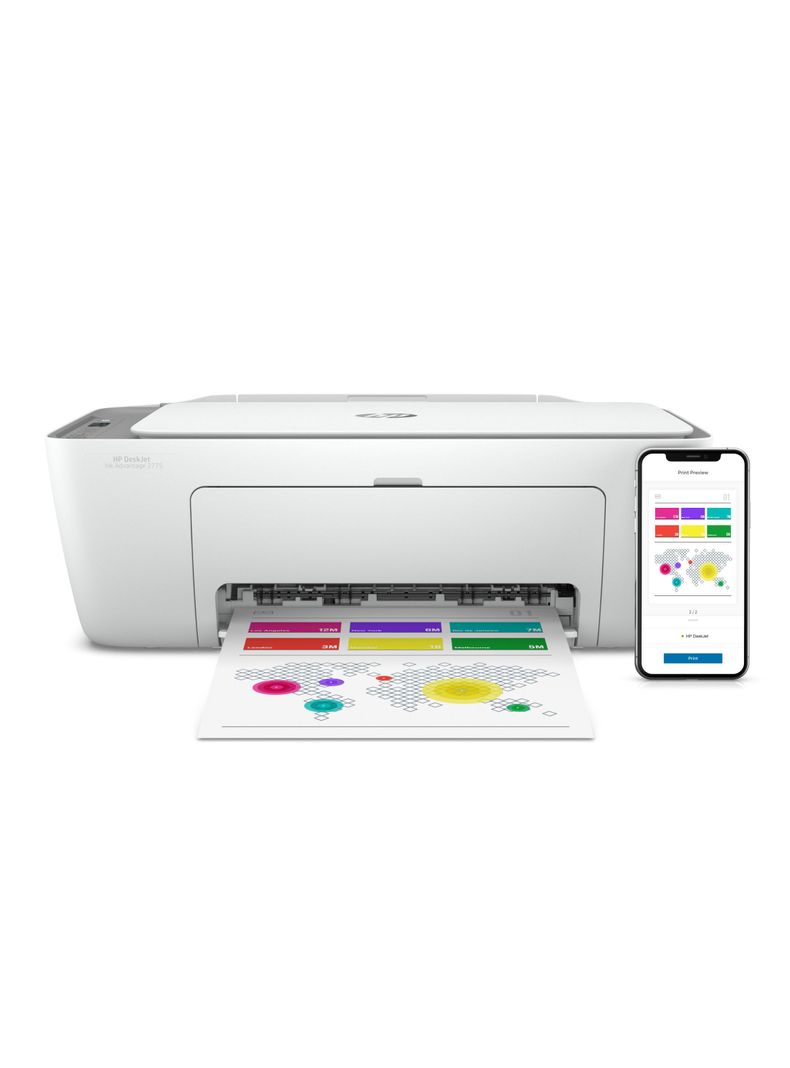 Impresora HP Multifuncional DeskJet Ink Advantage 2775-6