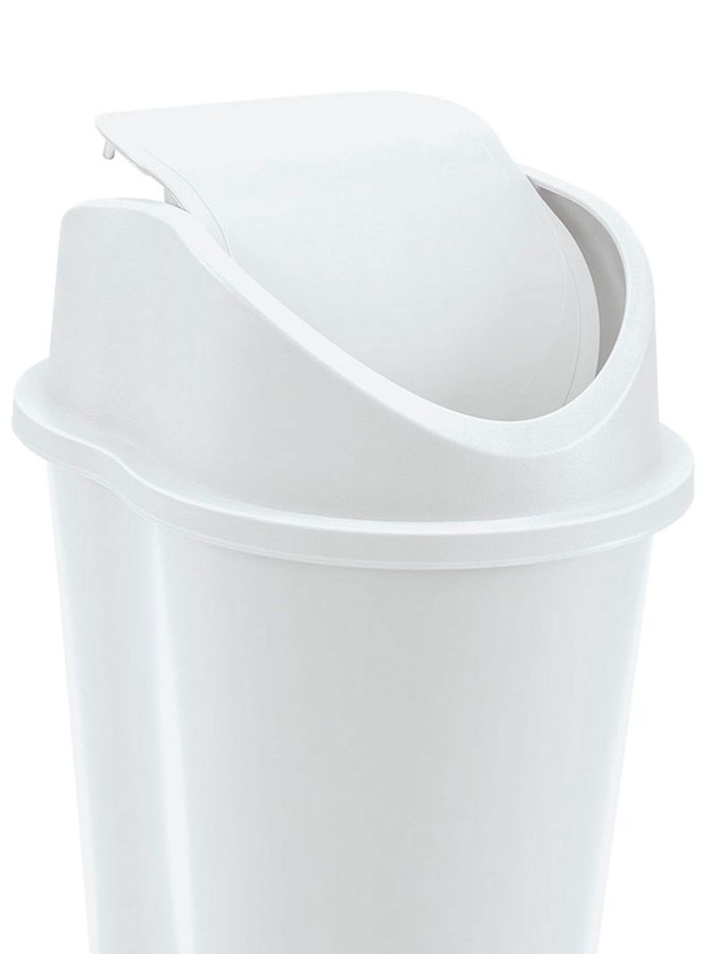 Basurero Rimax Vaiven 10 Litros Blanco-1