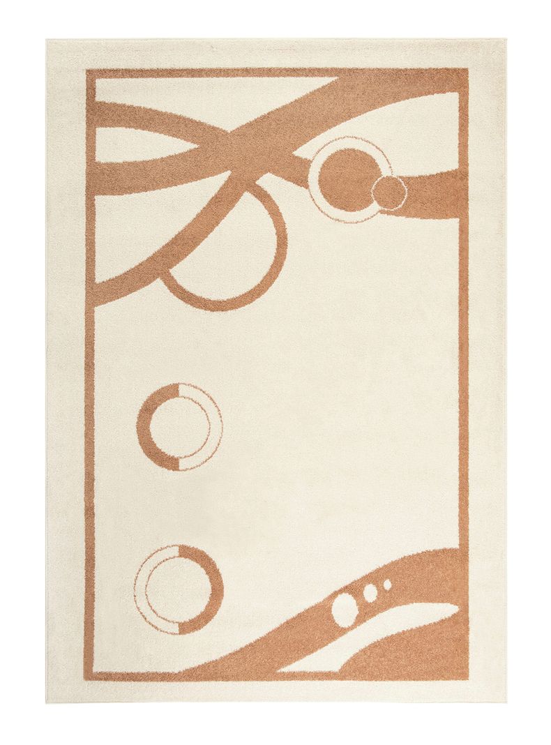 Alfombra 200 x 290 cm Amigo Print Beige
