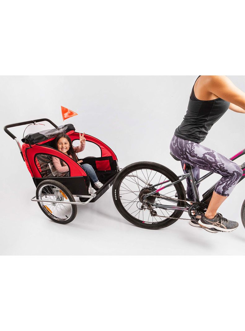 Carro Jogger Tráiler Rojo-5