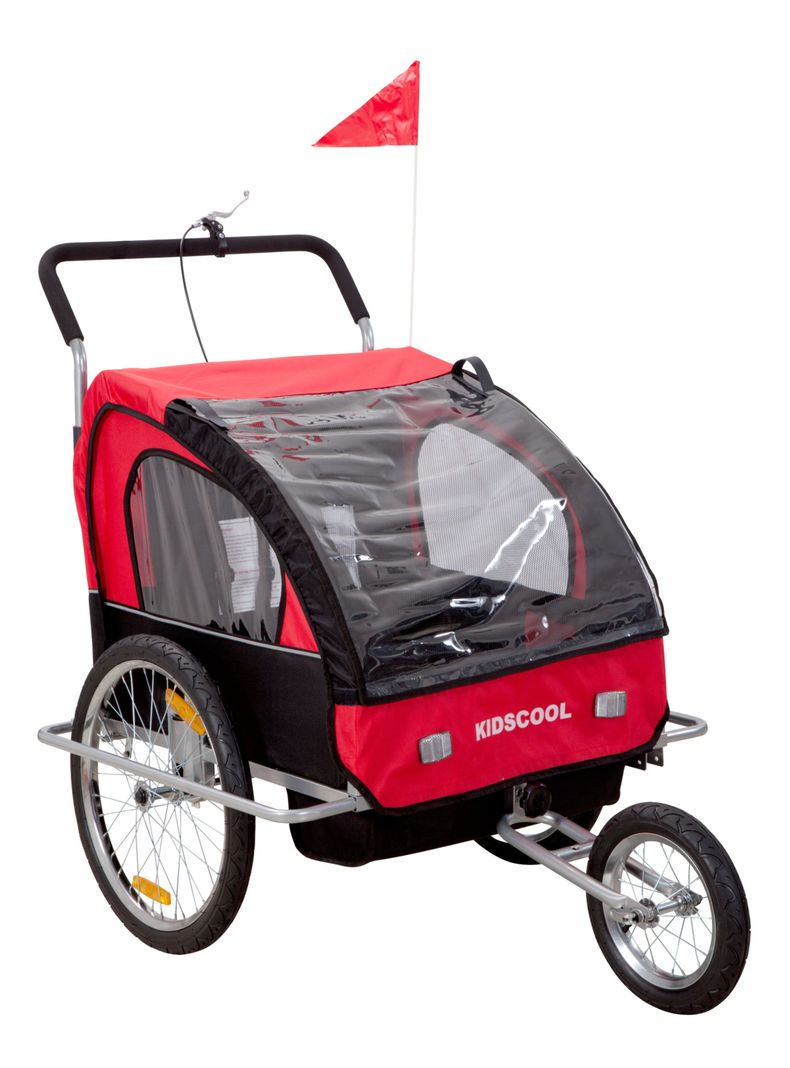 Carro Jogger Tráiler Rojo-2