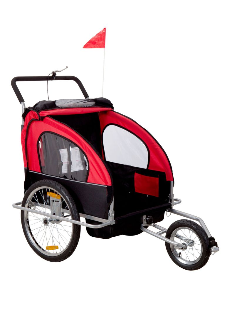 Carro Jogger Tráiler Rojo-0