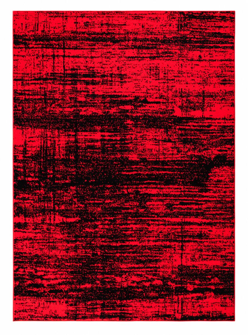 Alfombra 120 x 180 cm Amigo Rojo Texturas