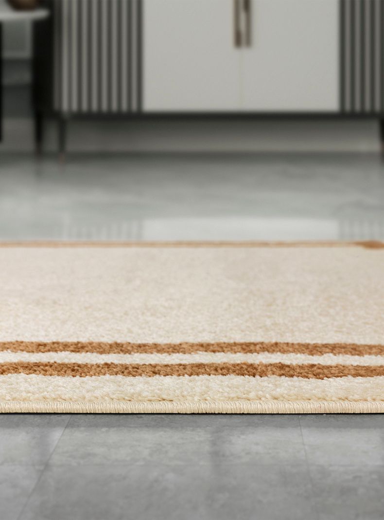 Alfombra 240 x 305 cm Amigo Beige Marco Café-5