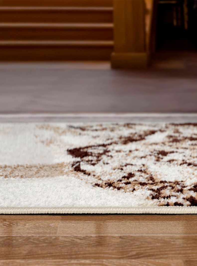 Alfombra Pasillo 70 x 230 cm Amigo Beige Contraste-5