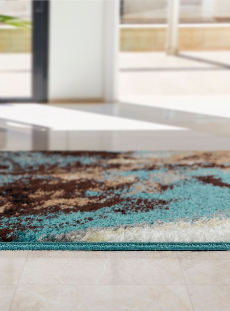 Alfombra Pasillo 70x230 cm Amigo Turquesa Contraste-5