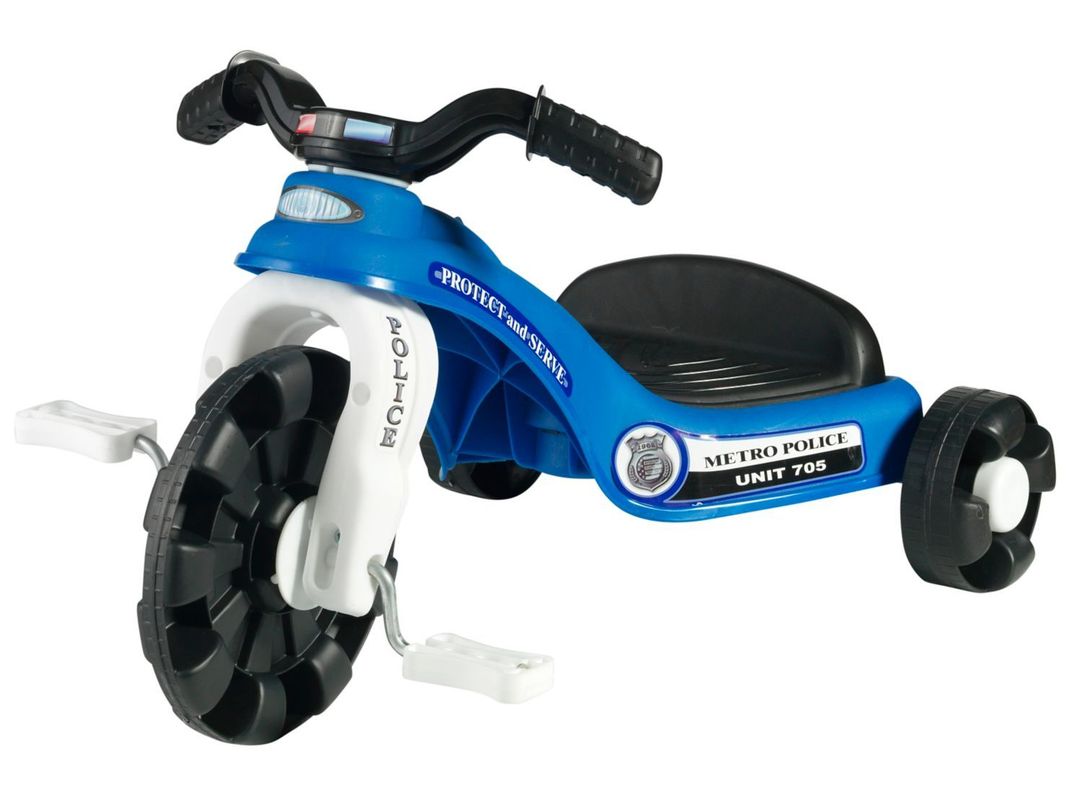 Triciclo Policial American Plastic-0