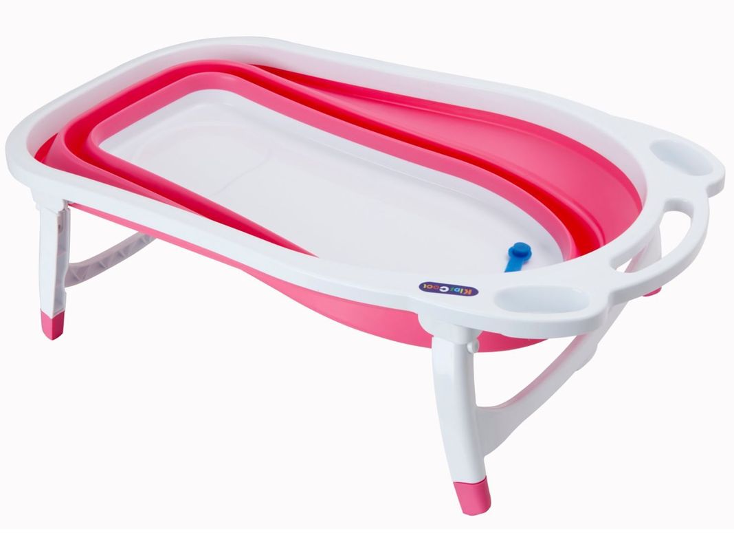 Bañera Kidscool Plegable Rosada-3