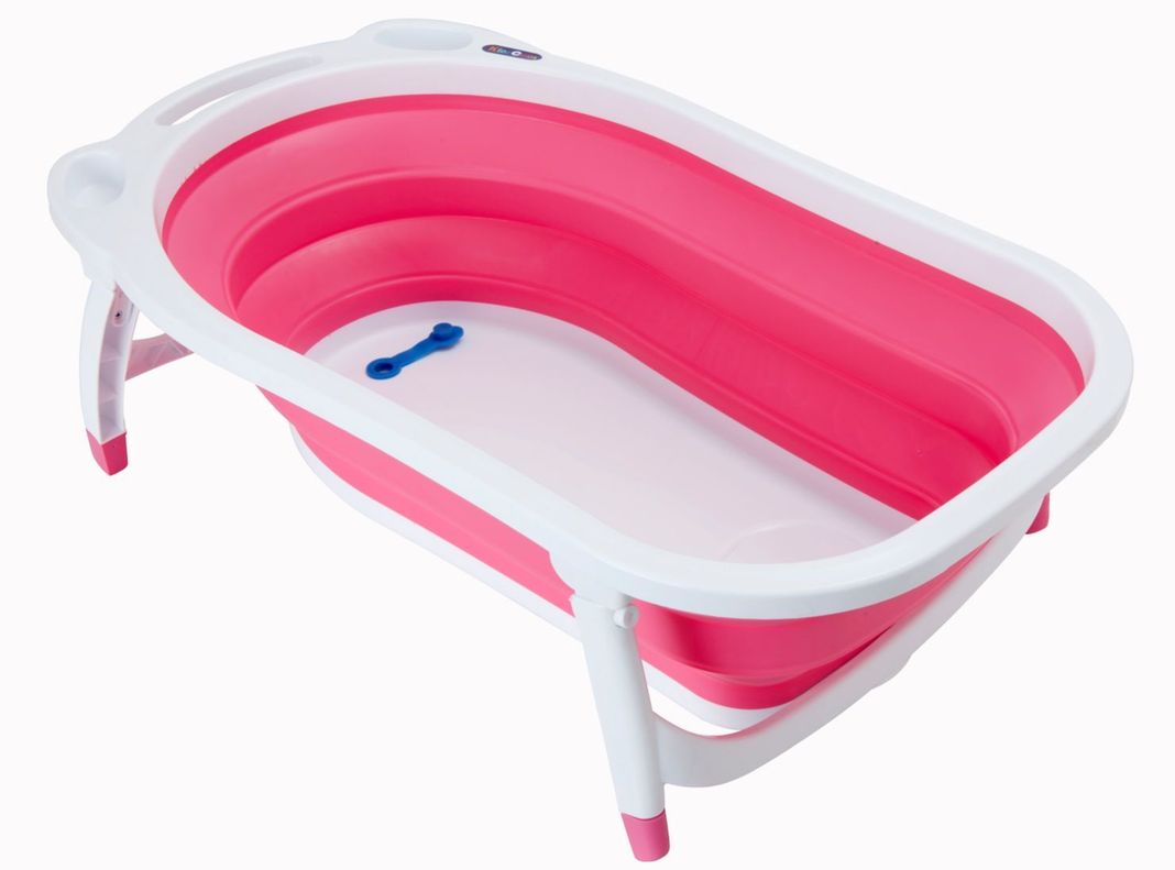 Bañera Kidscool Plegable Rosada-1