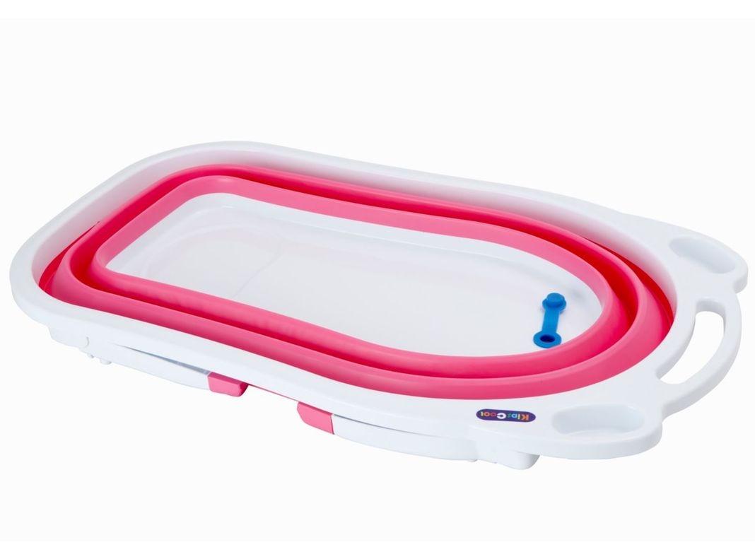 Bañera Kidscool Plegable Rosada-4